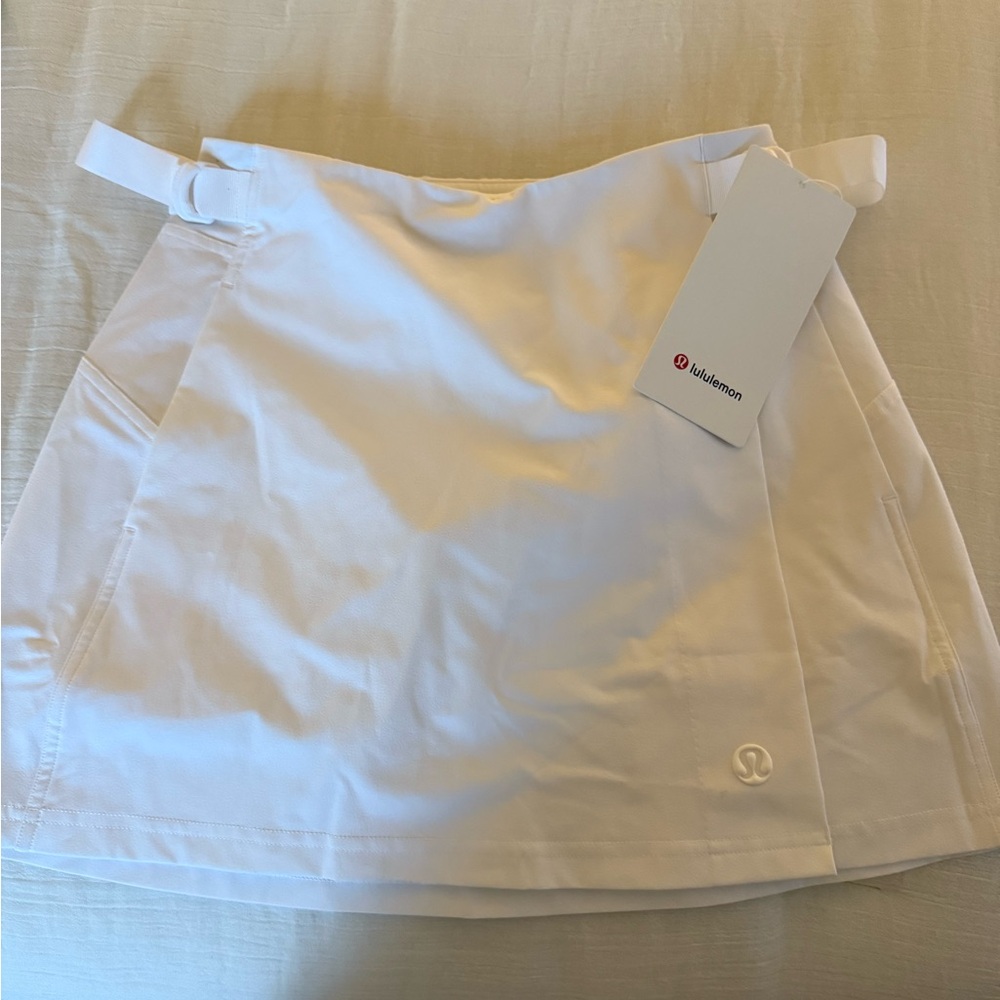 Lululemon White Athletic Skirt